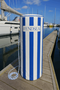 Blue & White Striped